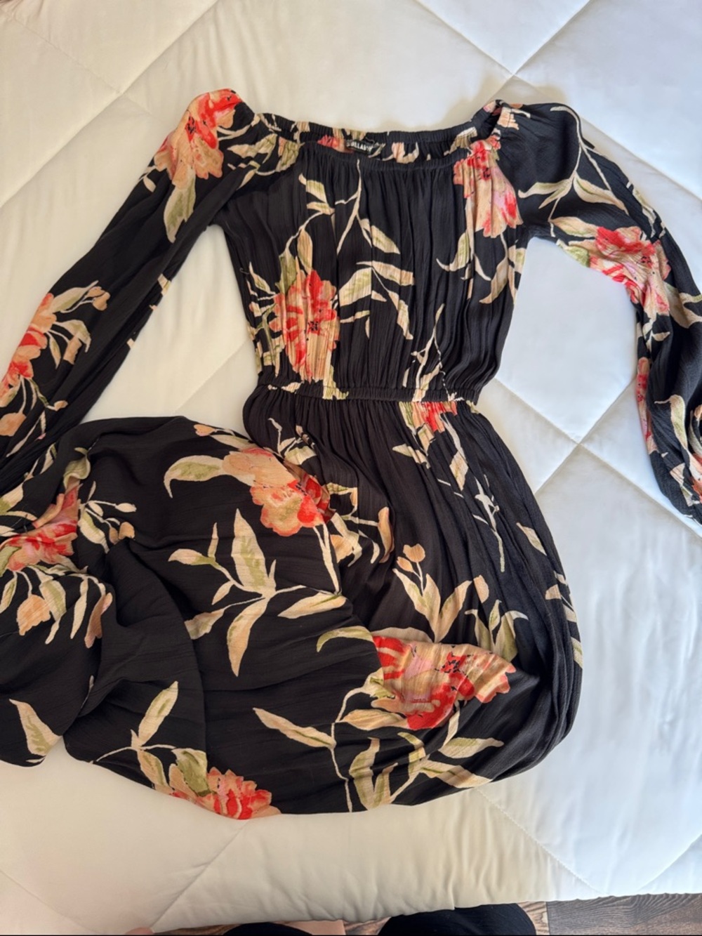 Floral Off-Shoulder Dress